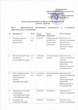 Неделя финансовой грамотности Неделя финансовой грамотности